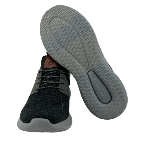 Skechers | Men's Slip On Running Shoes | Black & Grey | Various Sizes - Picture 6 of 6